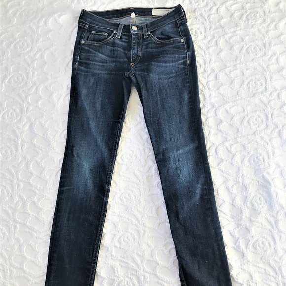 rag & bone Mid Rise Skinning Jeans - Picture 3 of 8